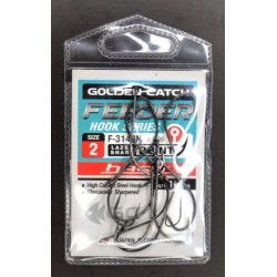 Рибальські гачки, GC Feeder Basic F-314, 10шт/уп, колір BN, розмір №2